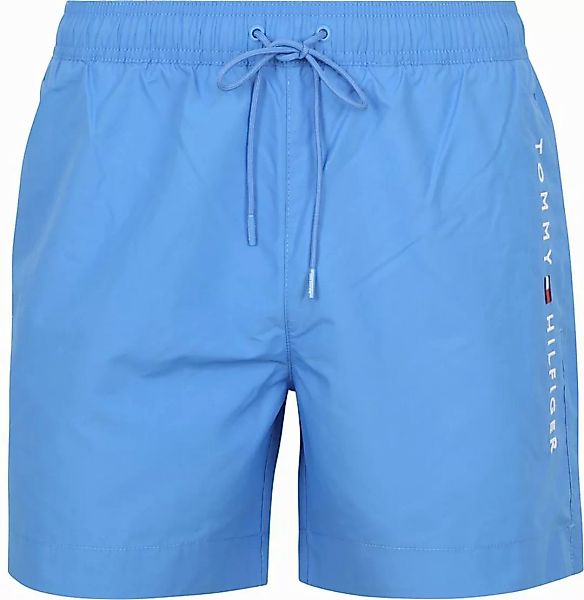 Tommy Hilfiger Badeshorts Logo Blau - Größe S günstig online kaufen