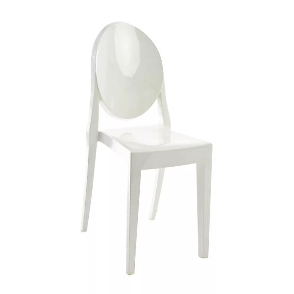 Kartell - Victoria Ghost Stuhl Polycarbonat 2.0 - weiß/BxHxT 39x91x50cm günstig online kaufen