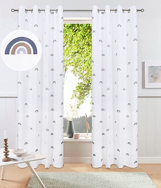my home Gardine Elyna, Ösen (1 günstig online kaufen