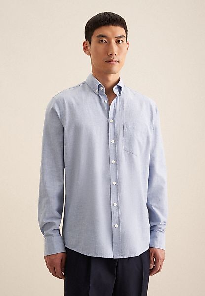 seidensticker Businesshemd "Schwarze Rose", Regular 1/1 Button-Down-Kragen günstig online kaufen