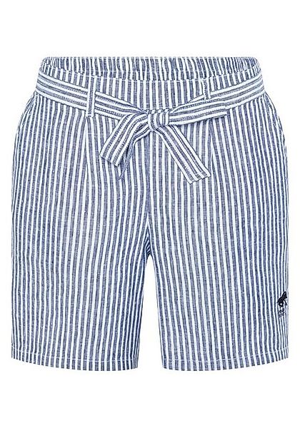 Polo Sylt Shorts mit Stoffgürtel und Streifen günstig online kaufen