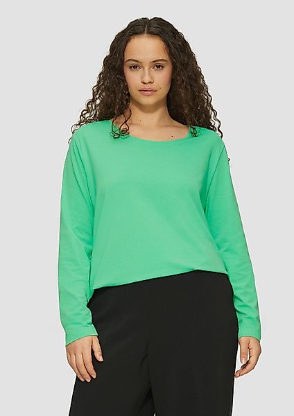 s.Oliver Langarmshirt T-Shirt Longsleeve aus Baumwollstretch günstig online kaufen