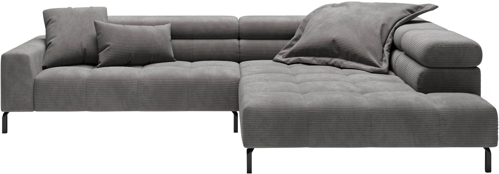 PLACES OF STYLE Ecksofa "Claya, L-Form, incl. Kopfteilverstellung, Breite 3 günstig online kaufen