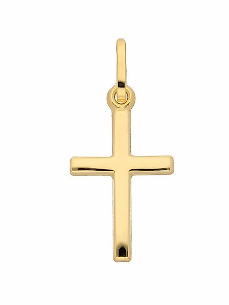 Adelia´s Kettenanhänger 585 Gold Kreuz Anhänger, günstig online kaufen