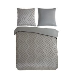 PURE luxury collection Bettwäsche "Zigzag" 2 Stk. tlg. Mikrofaser, 135x200, günstig online kaufen