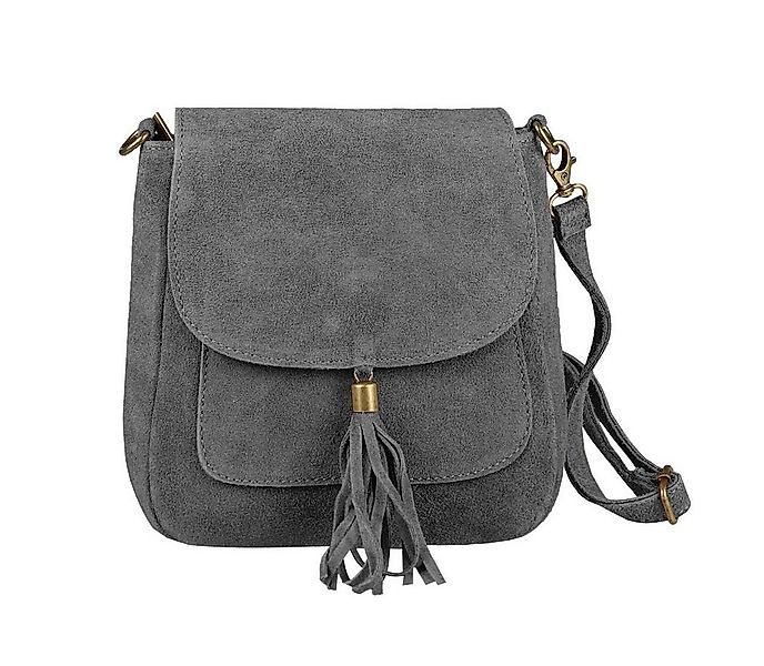 ITALYSHOP24 Schultertasche Made in Italy Damen Leder Tasche CrossOver, als günstig online kaufen