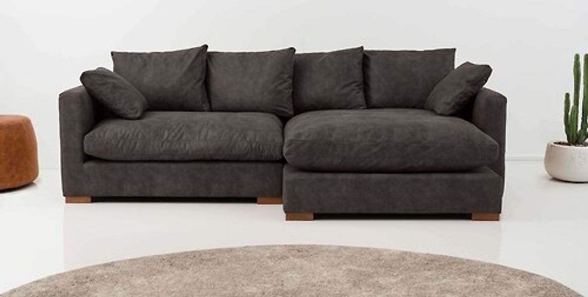 Home affaire Ecksofa »Coray«, Breite 266 cm, extra weich und kuschelig, mit günstig online kaufen