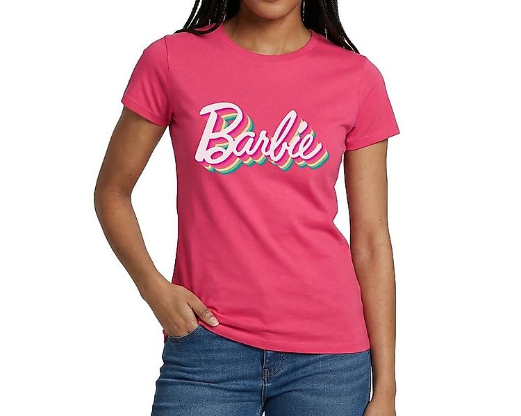 Spreadshirt T-Shirt Barbie Buntes Logo Frauen T-Shirt (1-tlg) günstig online kaufen