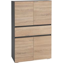 Home affaire Midischrank "Wisla" mit 4 Türen & 1 Schublade, Breite 76 cm, H günstig online kaufen