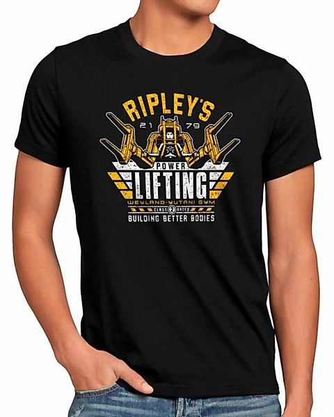 style3 Print-Shirt Herren T-Shirt Ripleys Gym xenomorph alien ridley scott günstig online kaufen