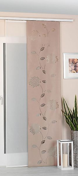 Gardinenbox Schiebegardine (2 St), Klettband, blickdicht, günstig online kaufen