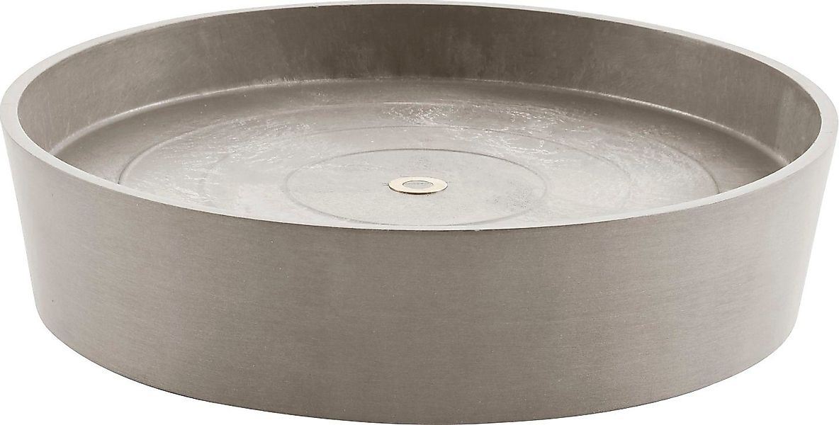 ECOPOTS Blumentopfuntersetzer SAUCER WHEELS Taupe, BxTxH: günstig online kaufen