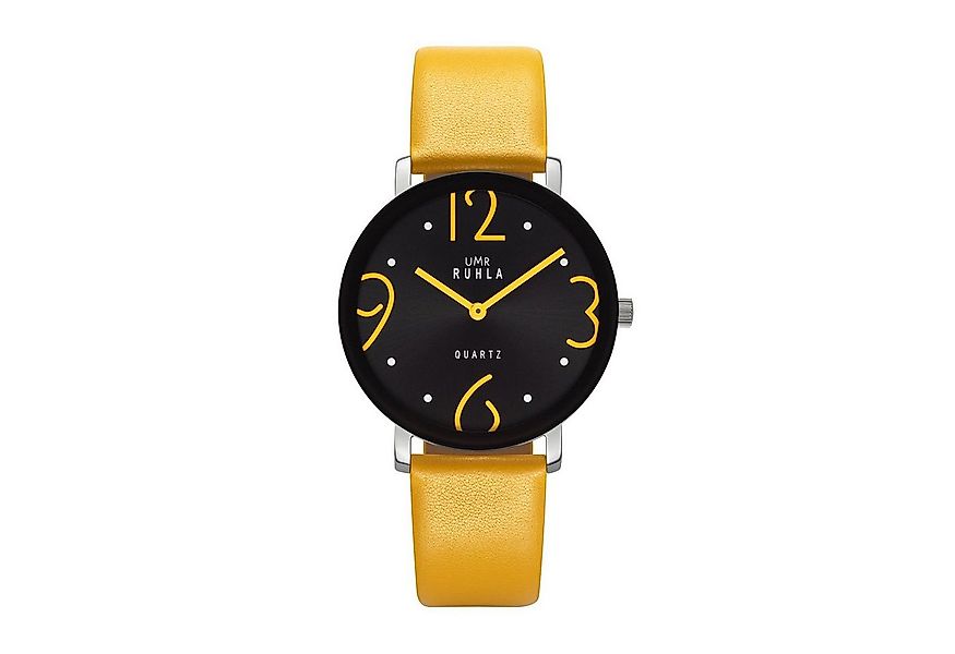 UMR Ruhla Quarzuhr Uhren Manufaktur Ruhla - Quarz-Armbanduhr - Lederband ge günstig online kaufen