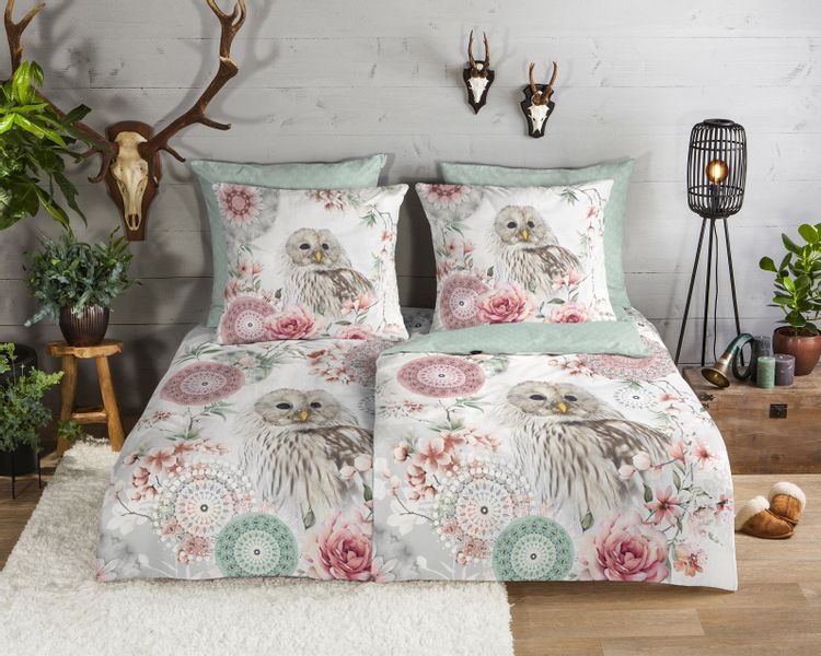 hip Wendebettwäsche "Omaira" 3 Stk. tlg. Flanell, Biber, Baumwolle, Warm, W günstig online kaufen