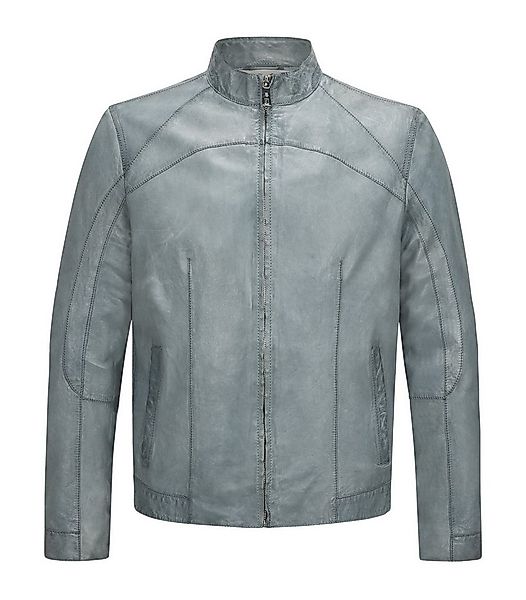 Milestone Lederjacke MSWinston klassischer Biker Blouson aus genarbtem Lamm günstig online kaufen