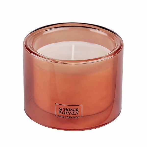 Schöner Wohnen Duftkerze M Sandalwood im Glas Bernstein Ø 9,5 cm x 7 cm günstig online kaufen