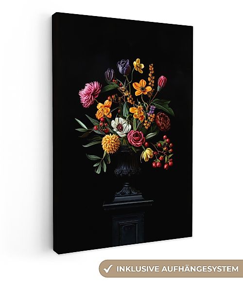 OneMillionCanvasses® Leinwandbild Ornamental - Blumenstrauß - günstig online kaufen
