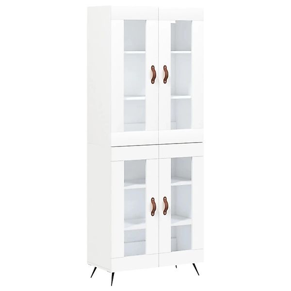 vidaXL Highboard Weiß 69,5x34x180 cm Holzwerkstoff 3198249 günstig online kaufen