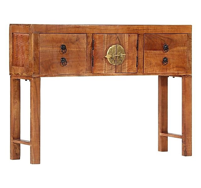 vidaXL Beistelltisch Konsolentisch 120x32x80 cm Raues Massivholz (1-St) günstig online kaufen