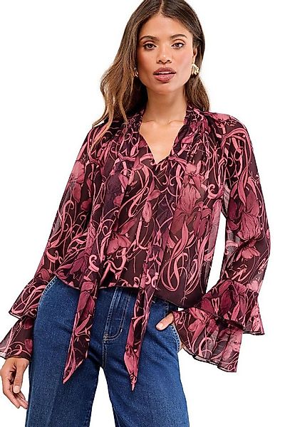 LIPSY Langarmbluse Lipsy Bluse mit Schluppe, Regular (1-tlg) günstig online kaufen