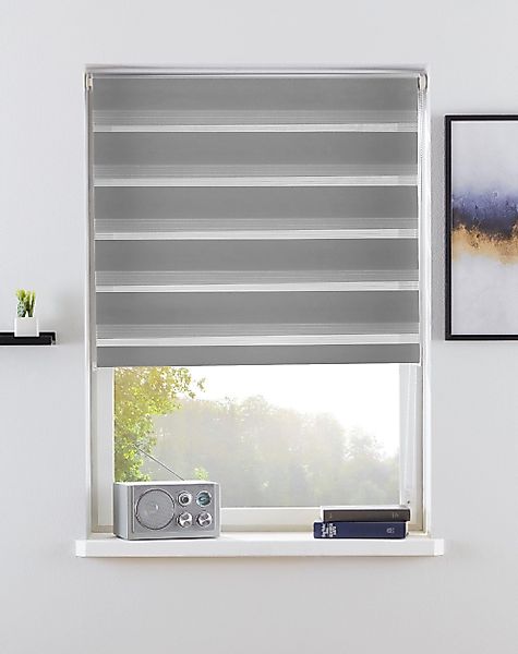 my home Doppelrollo »MARANO«, Lichtschutz, ohne Bohren, freihängend, im Fix günstig online kaufen