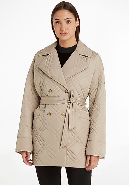Tommy Hilfiger Steppmantel QUILTED SHORT TRENCH günstig online kaufen