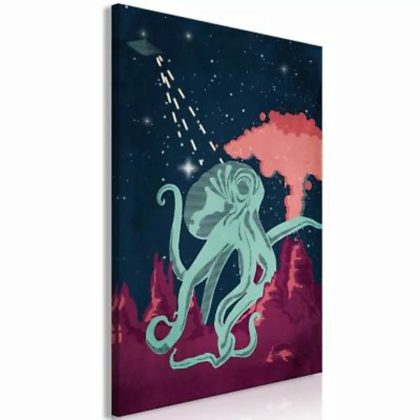 artgeist Wandbild Space Octopus (1 Part) Vertical mehrfarbig Gr. 40 x 60 günstig online kaufen