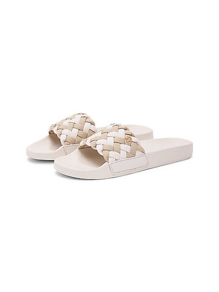Tommy Hilfiger TH BRAIDED POOL SLIDE Pantolette Plateau, Sommerschuh, Stran günstig online kaufen