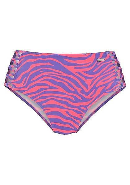 Venice Beach Highwaist-Bikini-Hose Fjella mit gekreuzten Bändern günstig online kaufen