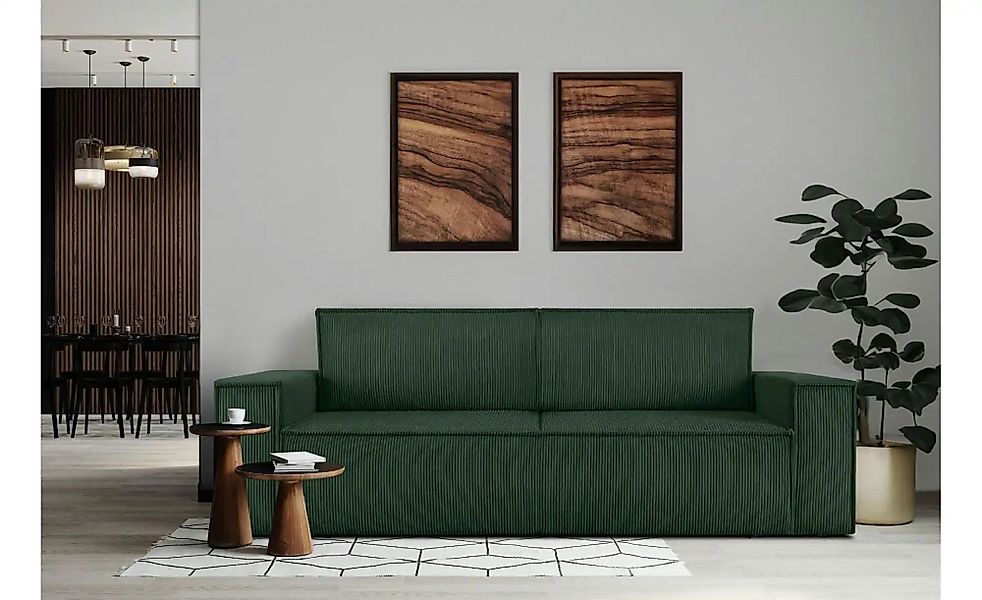KONSIMO Einzelsofa  Napi ¦ grün ¦ Maße (cm): B: 244 H: 89 Polstermöbel > So günstig online kaufen