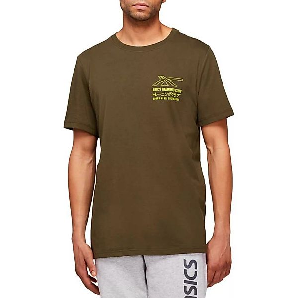 Asics Sound Mind Sound Body Graphic Iii Kurzarm T-shirt M Smog Green / Lime günstig online kaufen