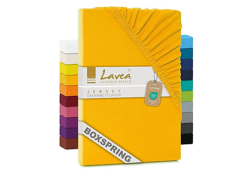 Lavea Spannbettlaken Maya, in Gr. 60x140, 90x200, 120x200, 140x200, 180x200 günstig online kaufen