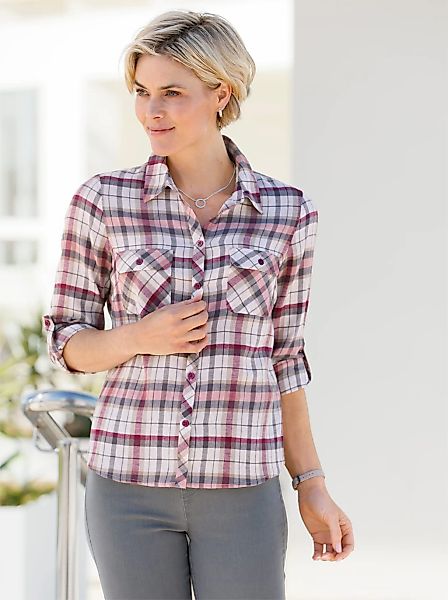 Casual Looks Flanellbluse günstig online kaufen