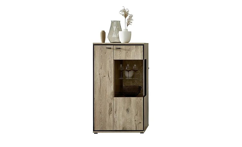 uno Vitrine  Ruben ¦ holzfarben ¦ Maße (cm): B: 80 H: 144 T: 40.0 Schränke günstig online kaufen
