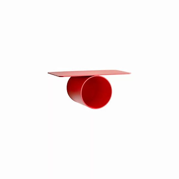 Regal Pipeline Solo metall rot / L 37 cm - raawii - Rot günstig online kaufen