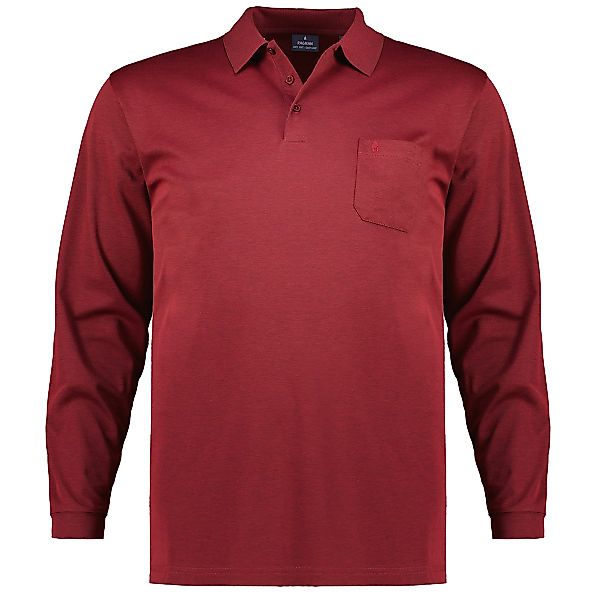 RAGMAN Pflegeleichtes Poloshirt "Soft Knit" Farbe weinrot Größe: 4XL günstig online kaufen