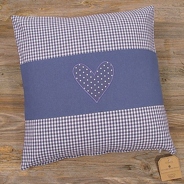 matches21 HOME & HOBBY Kissenbezüge Kissen-Bezug 30x30 cm beige weiß karier günstig online kaufen