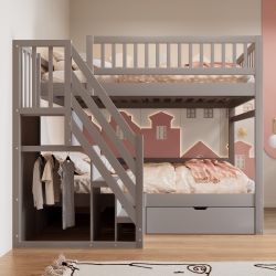 Merax Etagenbett (1-St., Hochbett Stockbett mit günstig online kaufen