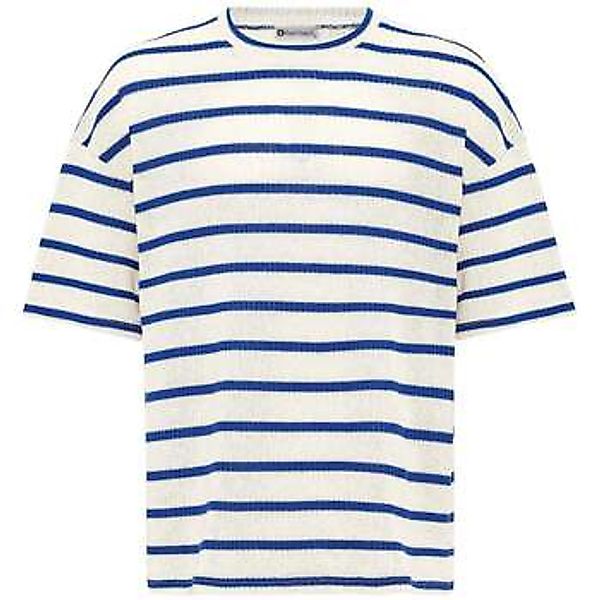 Dandalo  T-Shirts & Poloshirts Wim Oversize Crewneck Knitwear Striped T-Shi günstig online kaufen