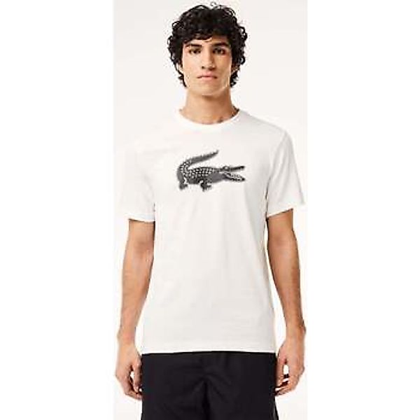 Lacoste  T-Shirts & Poloshirts logo t-shirt - white black günstig online kaufen