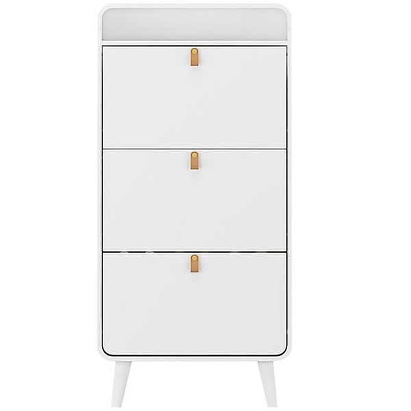 Gotagee Schuhschrank Wohnzimmerschrank Freistehender Flip-Schuhregal Beiste günstig online kaufen
