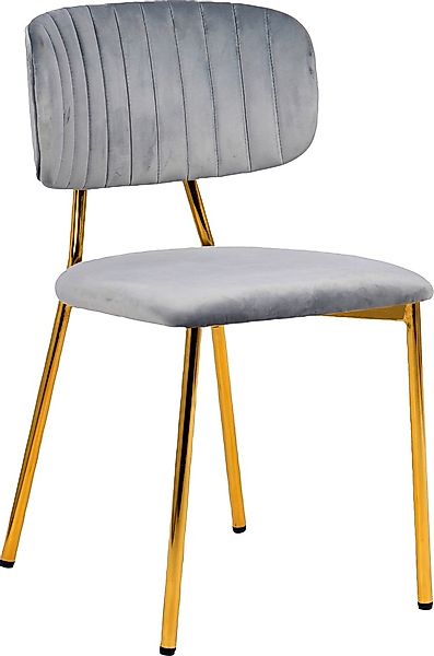 Kayoom Esszimmerstuhl »Stuhl Kian 125 2er-Set,filigranes Metallgestell,pfle günstig online kaufen