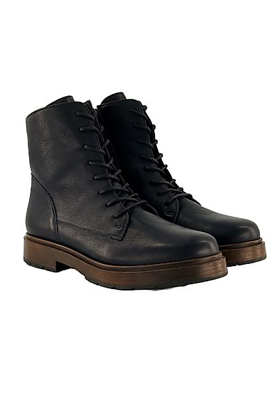 Ulla Popken Leder-Stiefeletten Schnürung Wechselfußbett Stiefelette günstig online kaufen