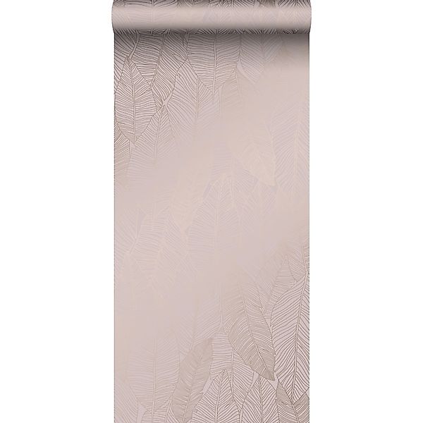 Origin Wallcoverings Tapete Blätter Altrosa 53 cm x 10.05 m günstig online kaufen