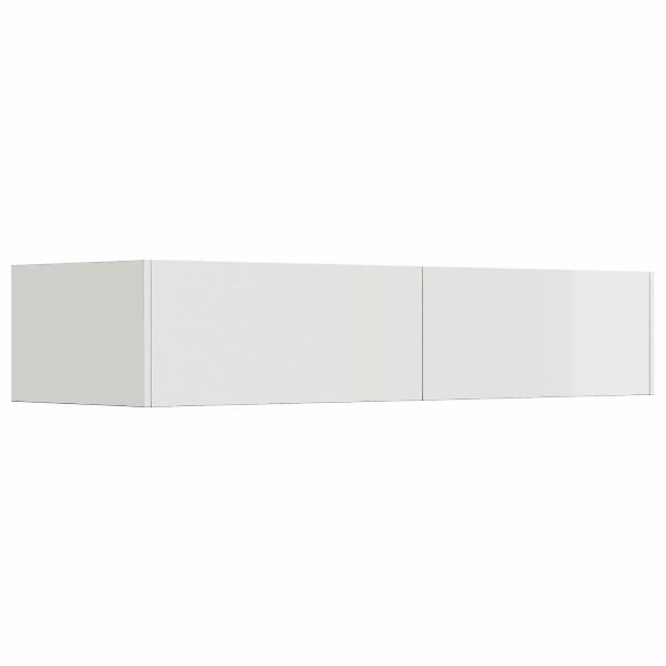 Posseik Hängekonsole Citadien Slimline 2 Schubl. 104 x 24 x 37 cm Weiß Hgl. günstig online kaufen