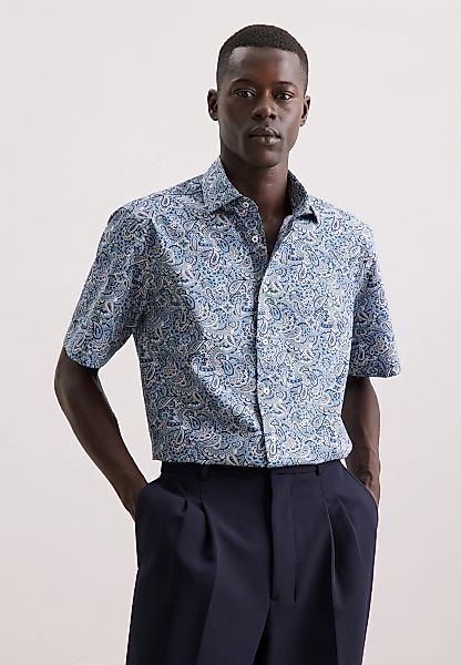 seidensticker Businesshemd "Regular" Regular 1/2 Kentkragen Druck günstig online kaufen