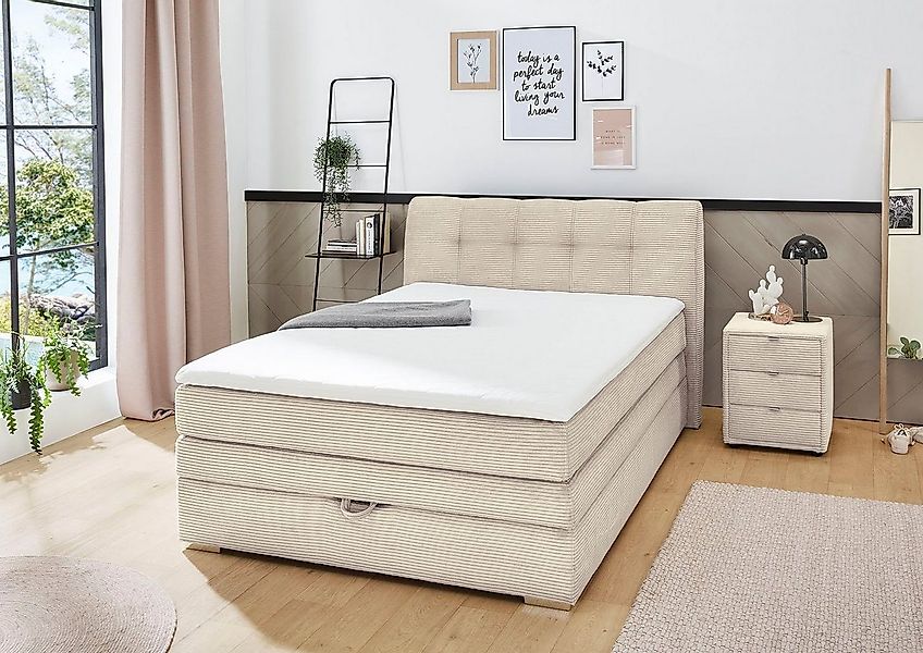 Jockenhöfer Gruppe Boxspringbett Amelie, mit Bettkasten und Topper, erhältl günstig online kaufen