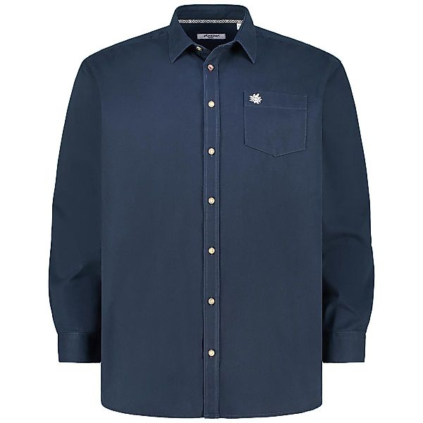 Shirts & More Trachtenhemd aus Baumwolle Farbe dunkelblau Größe: 5XL günstig online kaufen