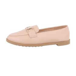 Ital-Design Damen Mokassins Freizeit Slipper Blockabsatz günstig online kaufen