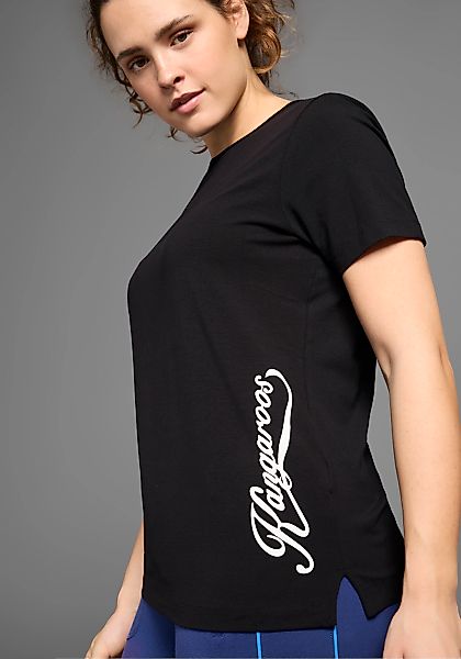 KangaROOS T-Shirt, Kurzarm, figurumspielend, unifarben, Rundhalsausschnitt, günstig online kaufen